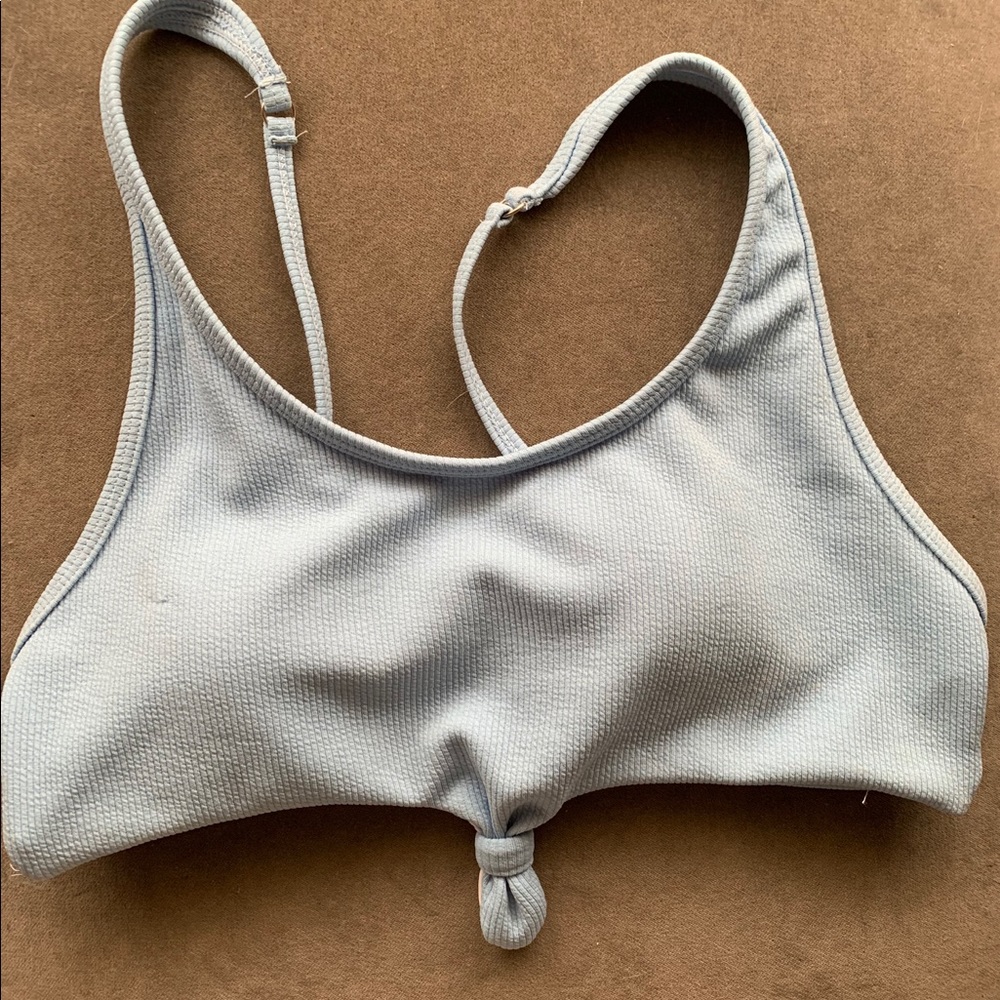Light blue bikini top